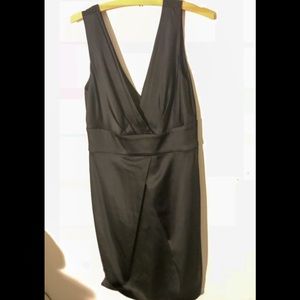 NWT Calvin Klein wrap satin dress